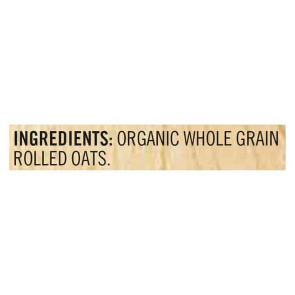 Woodstock Organic Traditional Rolled Oats - Case of 12 - 18.5 OZ