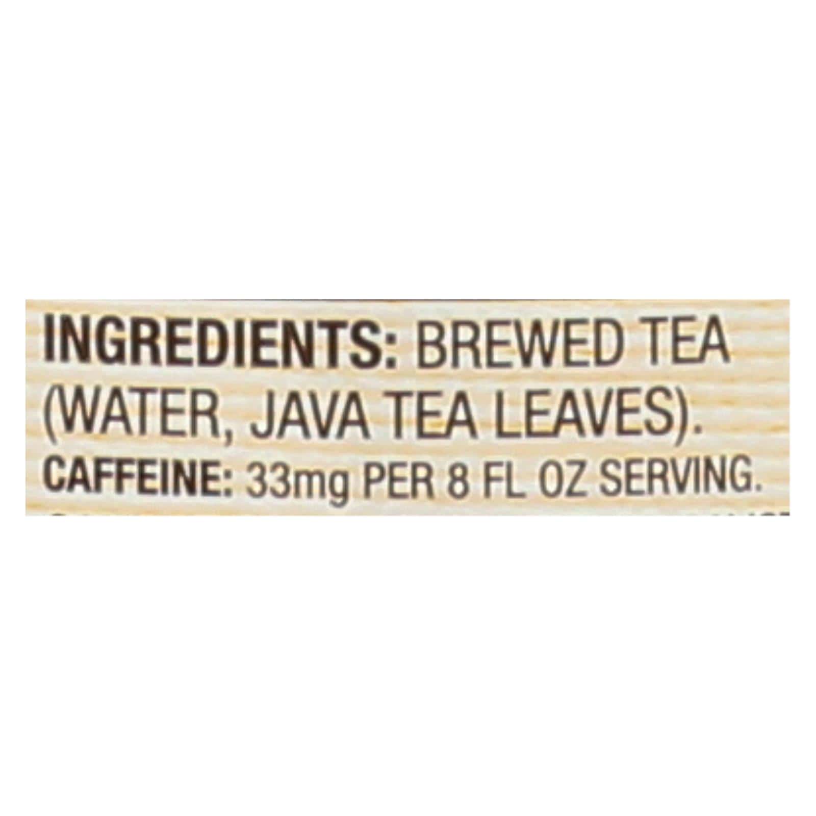 Tejava Black Tea - Unsweetened - Case of 12 - 1 Liter