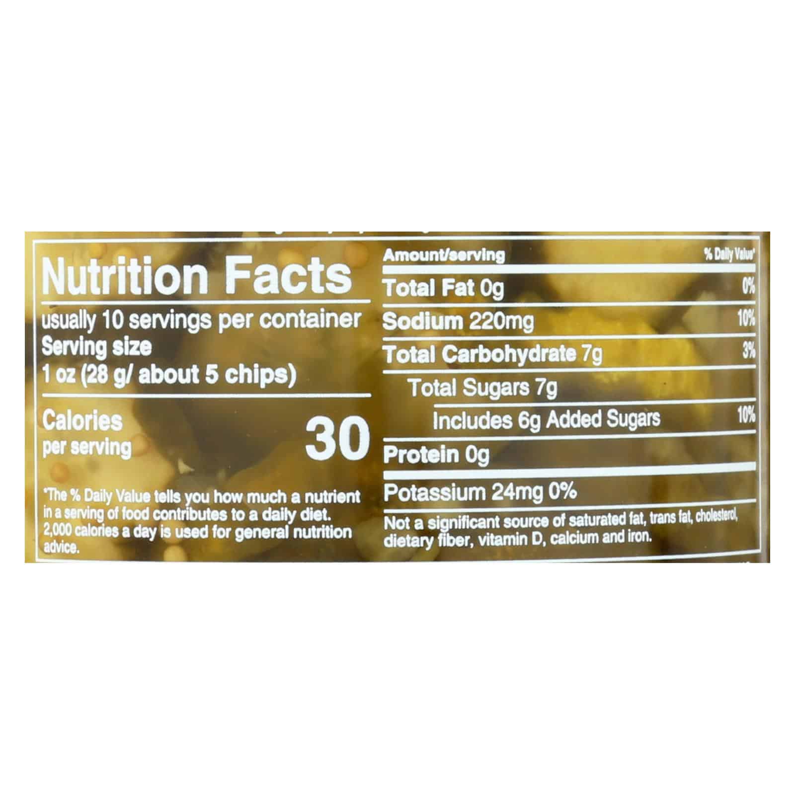 Mt Olive Pickle Co - Organic Pickles - Bread and Butter Chips - Case of 6 - 16 fl oz. - Image 3