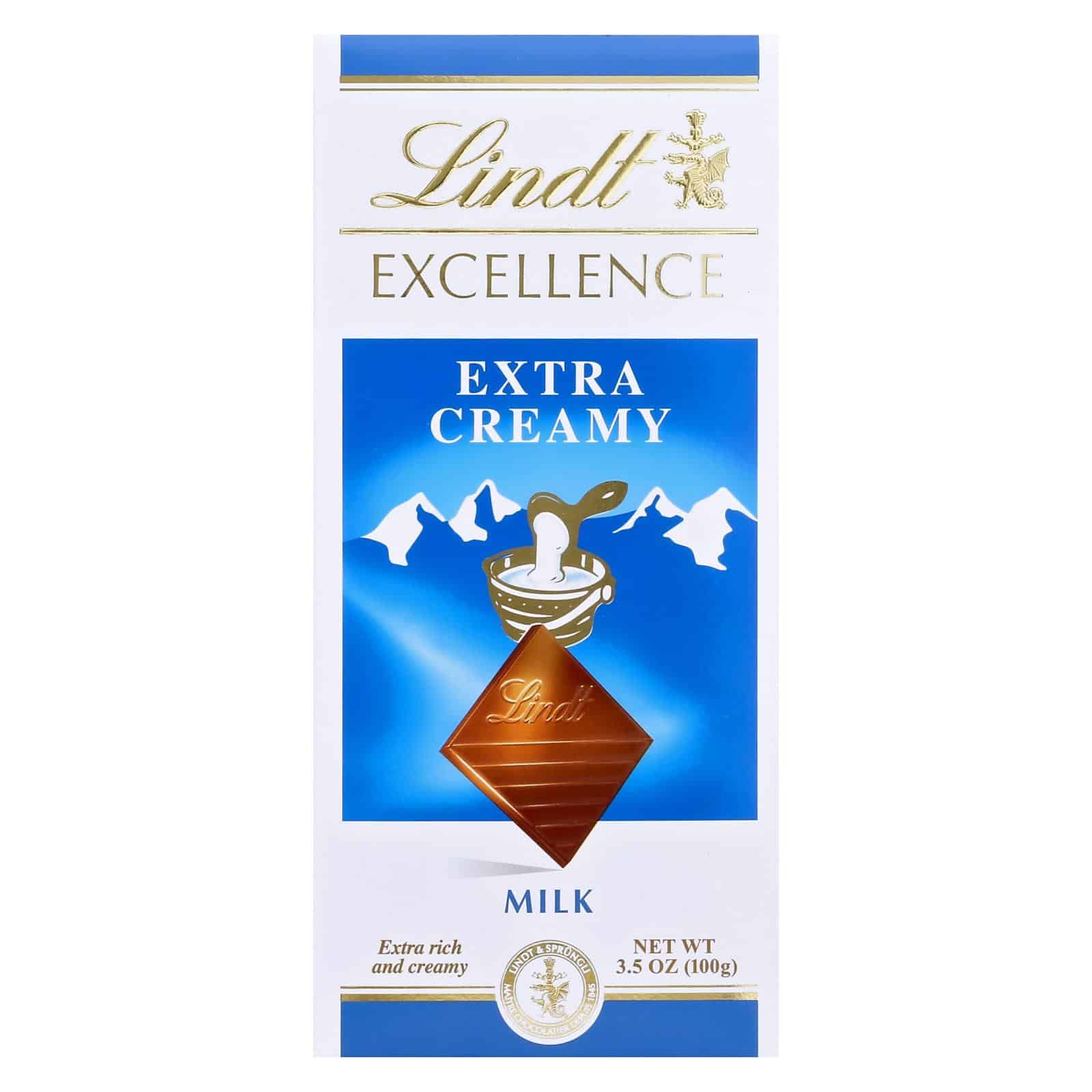 Lindt - Bar Mlk Choc Excel X-crmy - CS of 12-3.5 OZ - Image 2