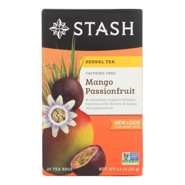 Stash Tea Passionfruit Herbal?Tea - Mango - Case of 6 - 20 Count - Image 2