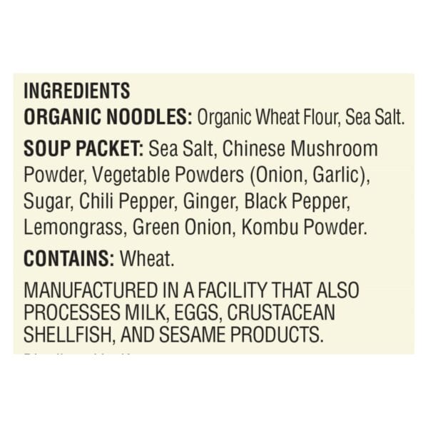 Koyo Lemongrass Ginger Ramen - Case of 12 - 2.1 OZ