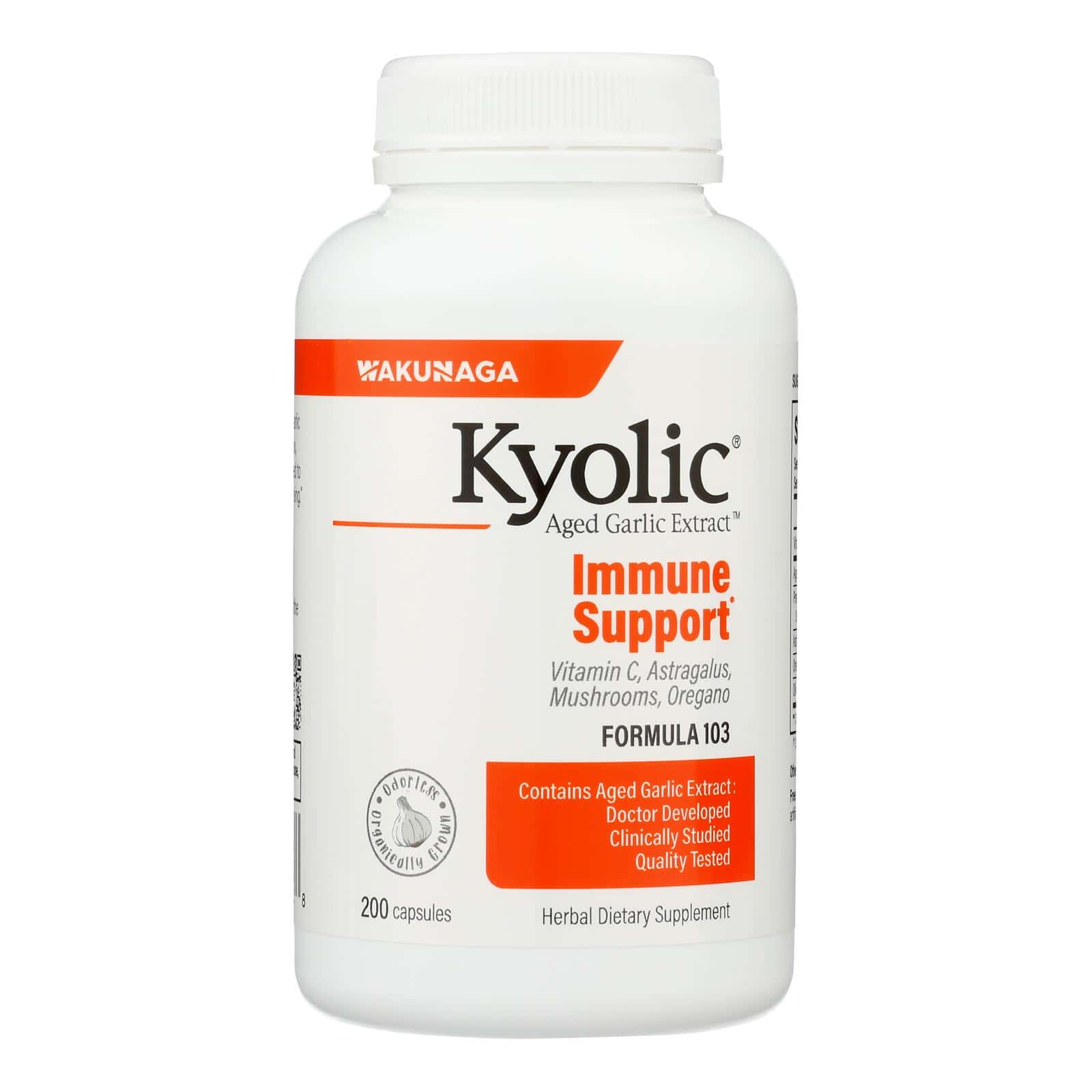 Kyolic - Aged Garlic Extract Immune Formula 103 - 200 Capsules - Image 3
