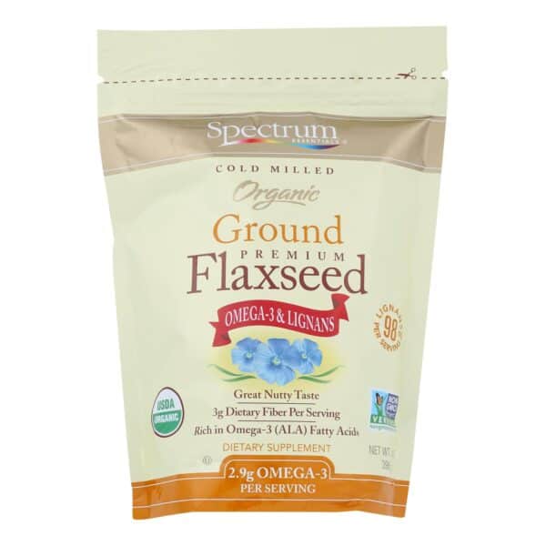 Spectrum Essentials Organic Ground Flaxseed - 14 oz - Image 3