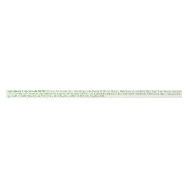 Desert Essence - Natural Tea Tree Oil Toothpaste Fennel - 6.4 oz