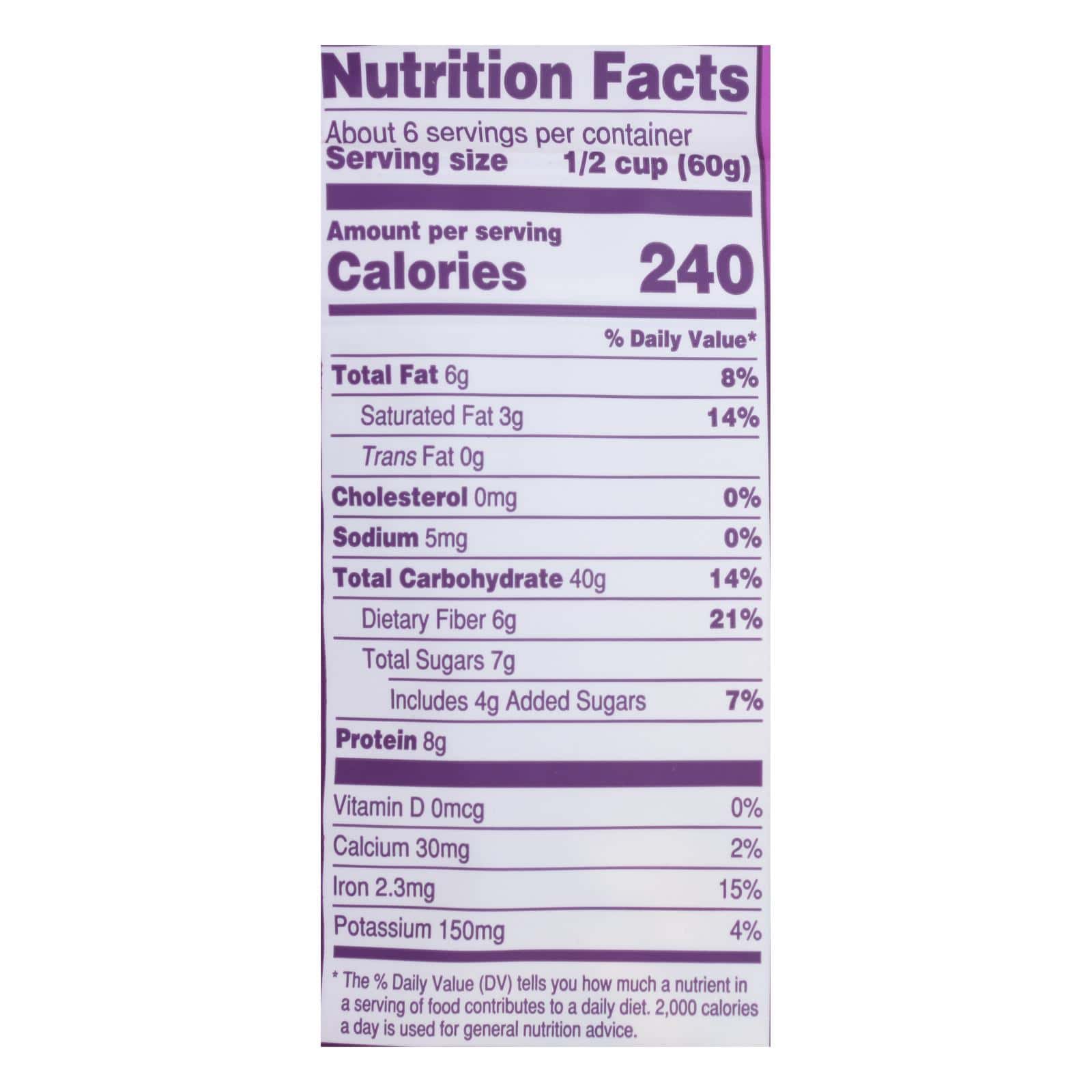 Seven Sundays Muesli - Blueberry Chia Buckwheat - Case of 6 - 12 oz. - Image 3