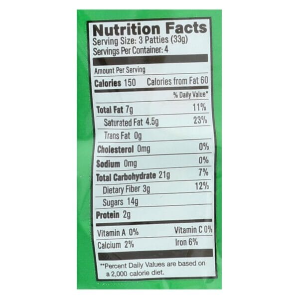Heavenly Organics Organic Honey Patties - Mint Chocolate - Case of 6 - 4.66 oz. - Image 2