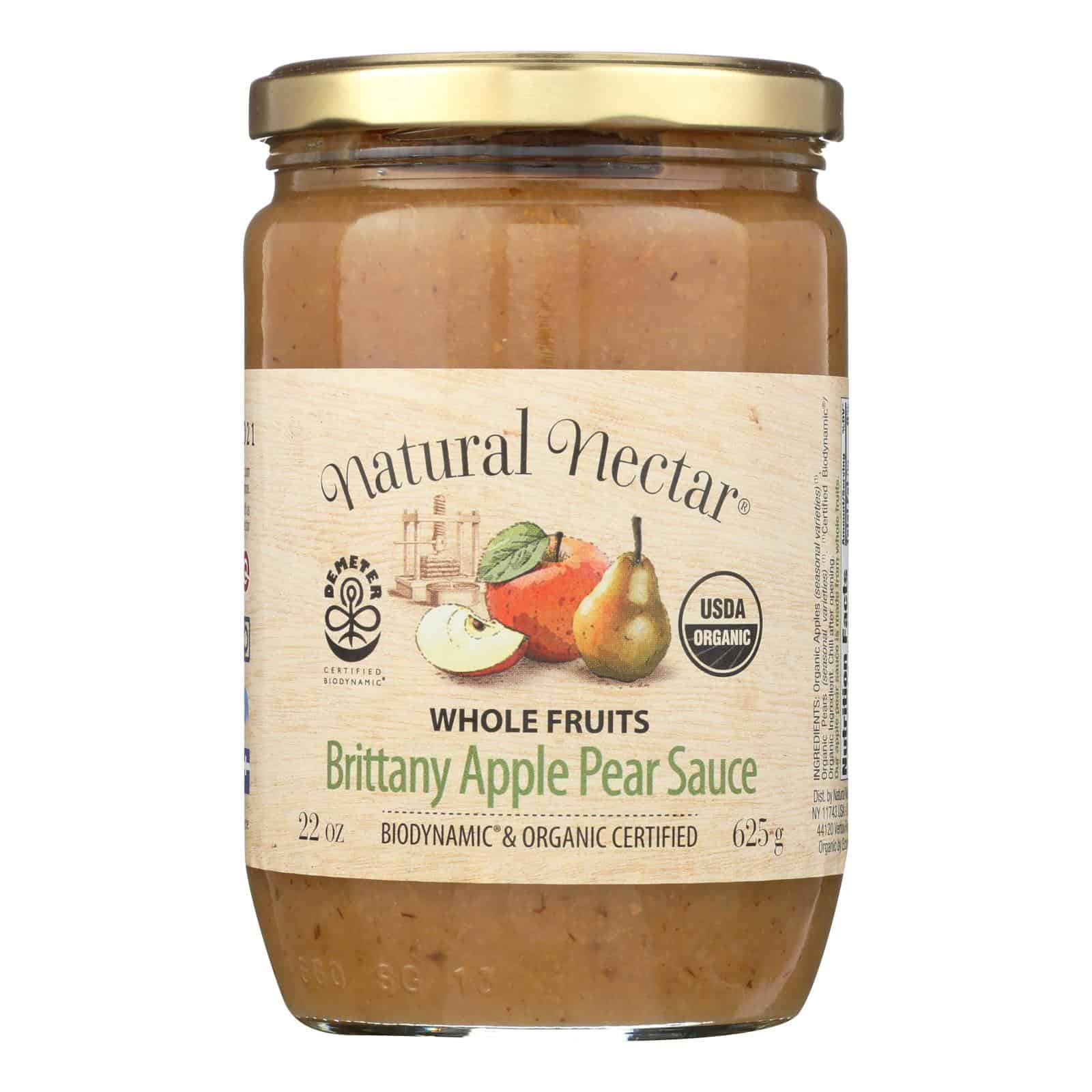 Natural Nectar Brittany Sauces - Apple - Case of 6 - 22.2 oz. - Image 2