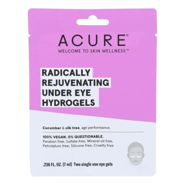 Acure - Under Eye Mask - Radically Rejuvenating Hydrogel - Case of 12 - 1 Each - Image 2