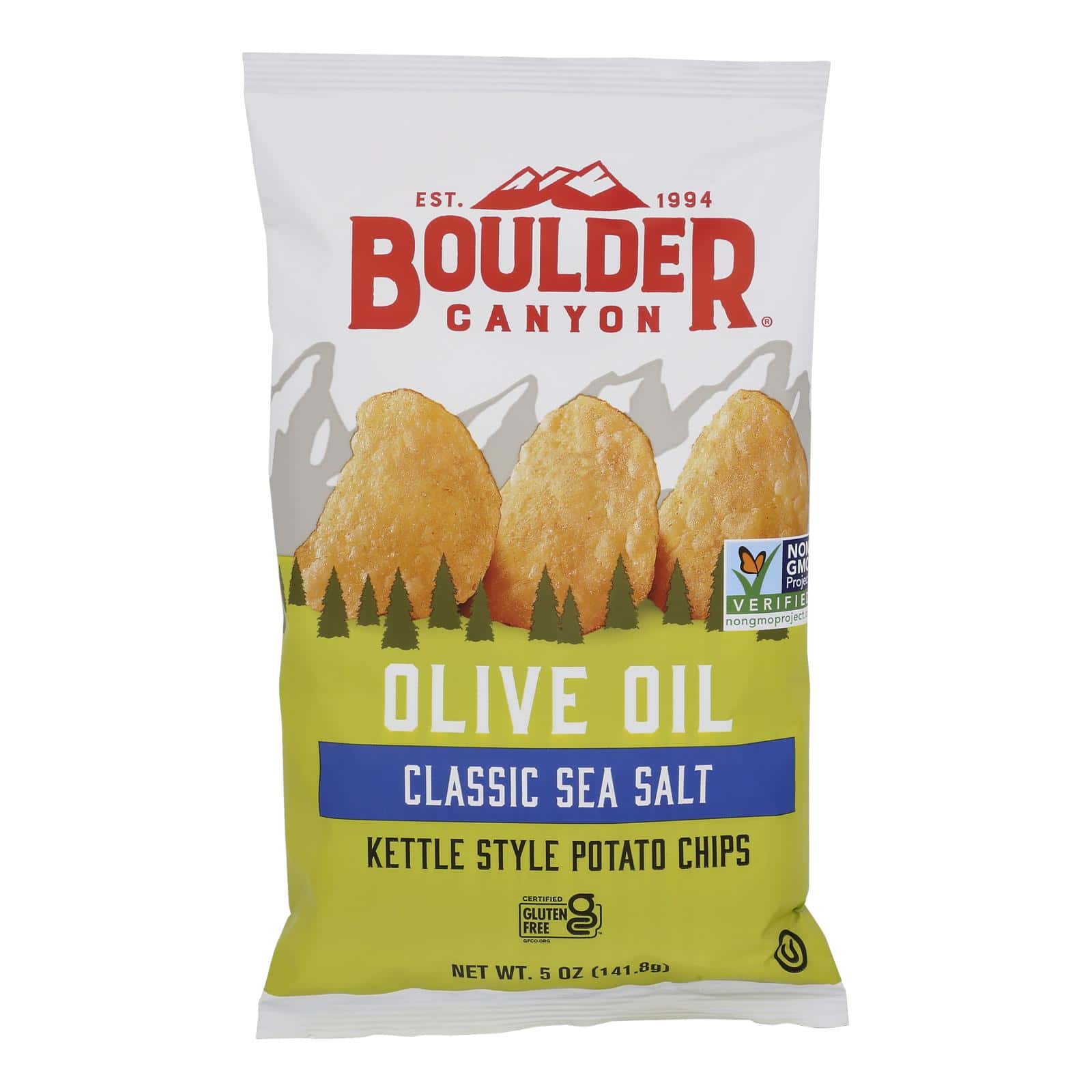 Boulder Canyon - Kettle Chips - Olive Oil - Case of 12 - 5 oz. - Image 3