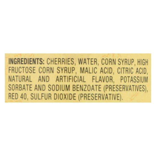 Reese Red Maraschino Cherries with Stems - Case of 12 - 10 oz. - Image 2