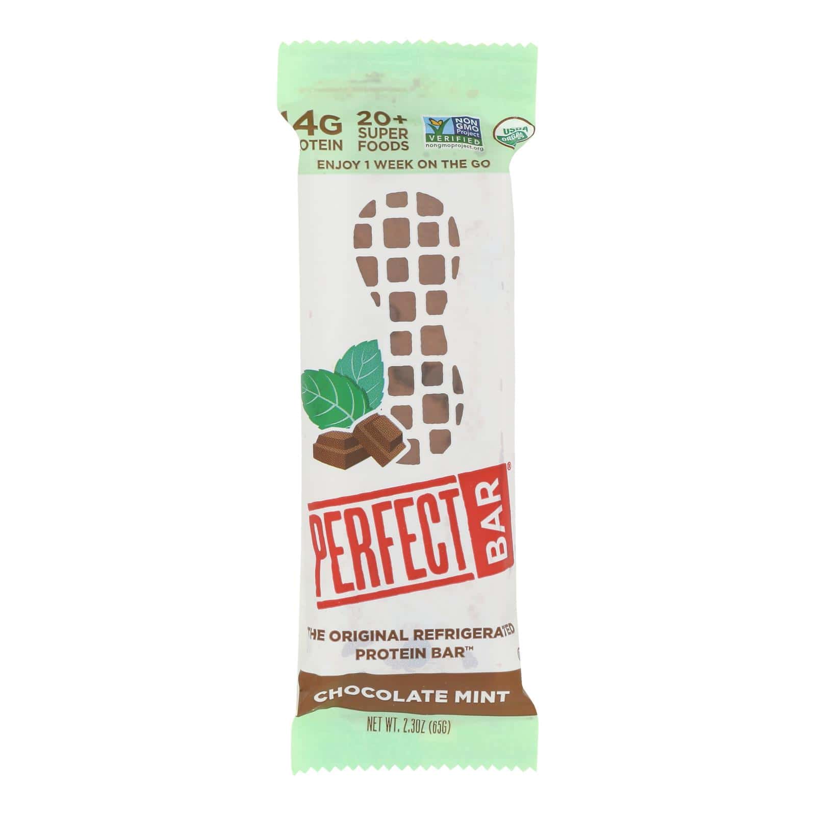Perfect Bar - Bar Chocolate Mint - Case of 8 - 2.3 OZ - Image 2