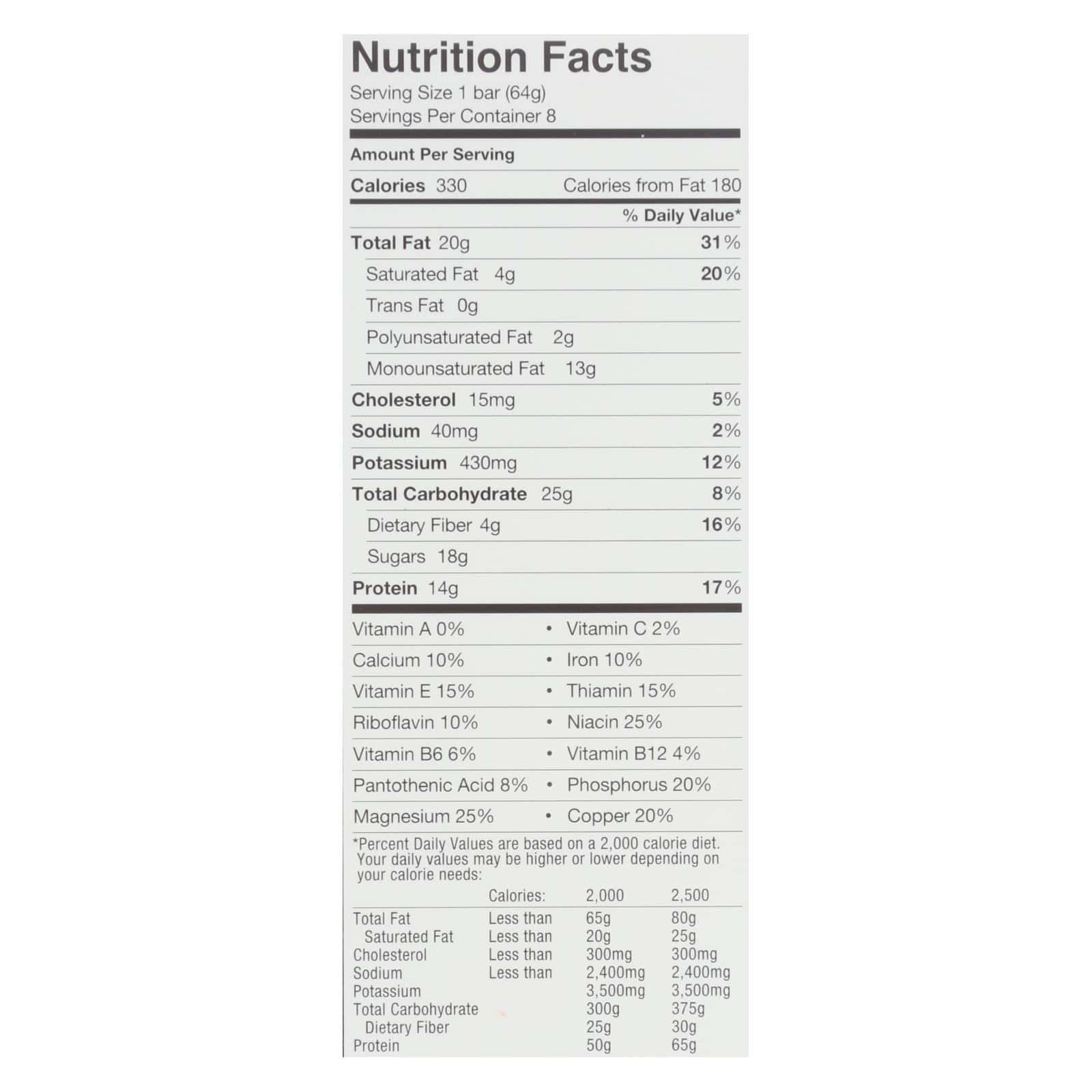 Perfect Bar - Bar Chocolate Mint - Case of 8 - 2.3 OZ