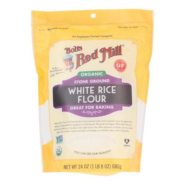 Bob's Red Mill - Flour White Rice - Case of 4 - 24 OZ - Image 3