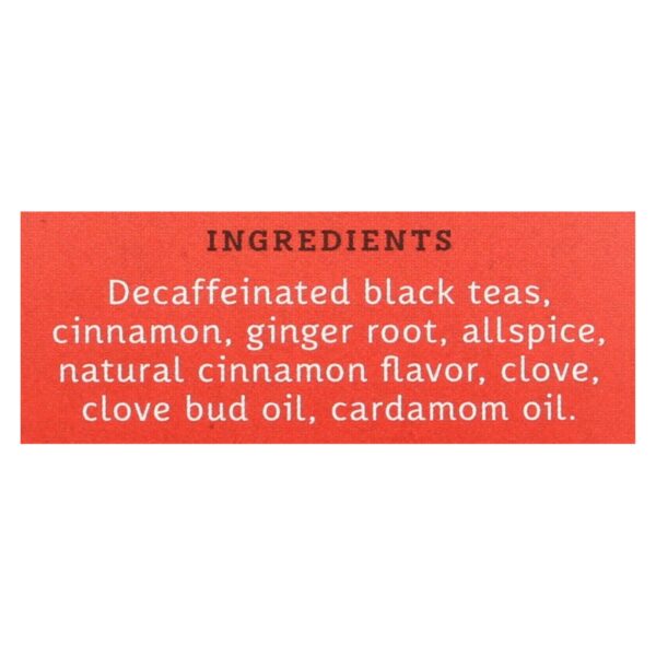 Stash Tea - Tea Decaf Chai Spice - Case of 6 - 18 CT - Image 2