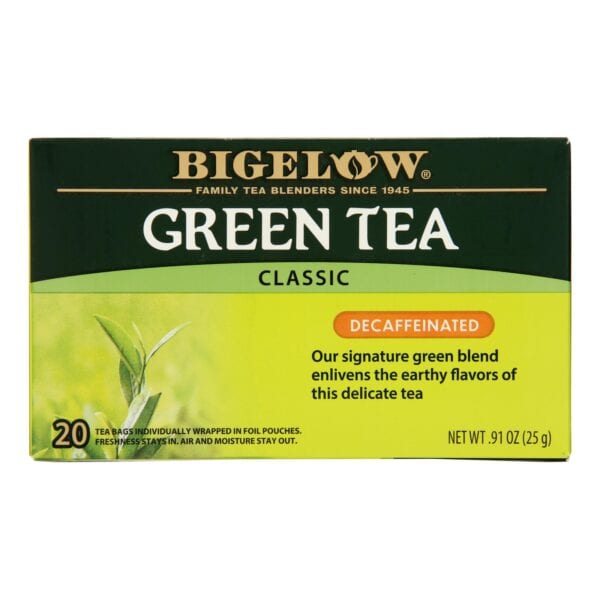 Bigelow Tea Decaf Green Tea - Case of 6 - 20 BAG - Image 2