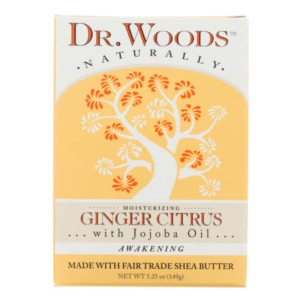 Dr. Woods Castile Bar Soap Ginger Citrus - 5.25 oz - Image 2