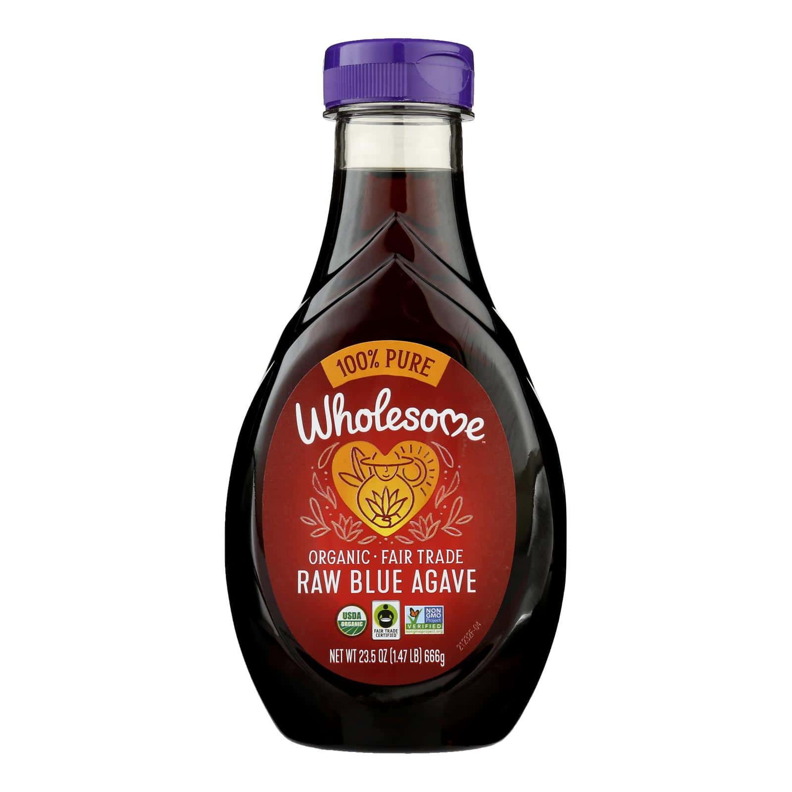 Wholesome Sweeteners Organic Raw Blue Agave - Case of 6 - 23.5 oz. - Image 3