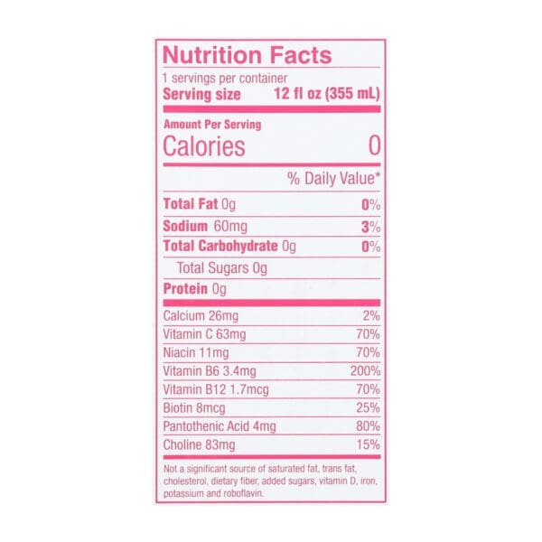 Aspire Healthy Energy - Sparkling Raspberry Acai - Case of 6 - 4/12 OZ - Image 3