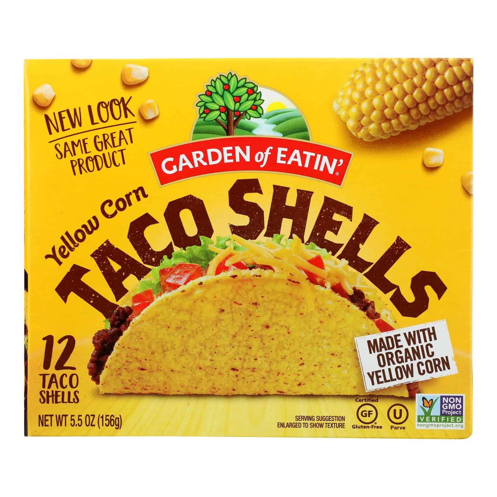 Garden of Eatin' Yellow Corn Taco Shells - Taco Shells - Case of 12 - 5.5 oz. - Image 2