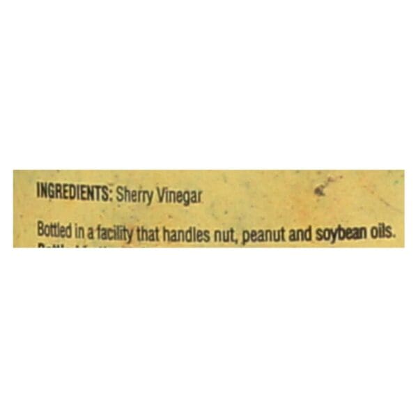 Napa Valley Naturals 15 Year Sherry - Vinegar - Case of 12 - 12.7 Fl oz. - Image 2