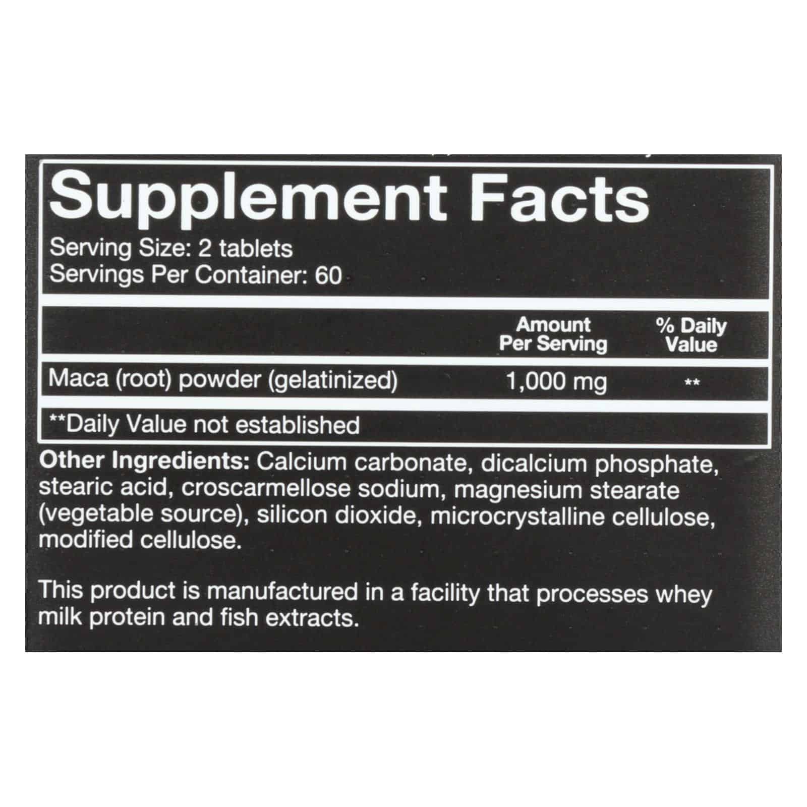 Youtheory Dietary Supplement Men's Maca - 1 Each - 120 TAB - Image 2