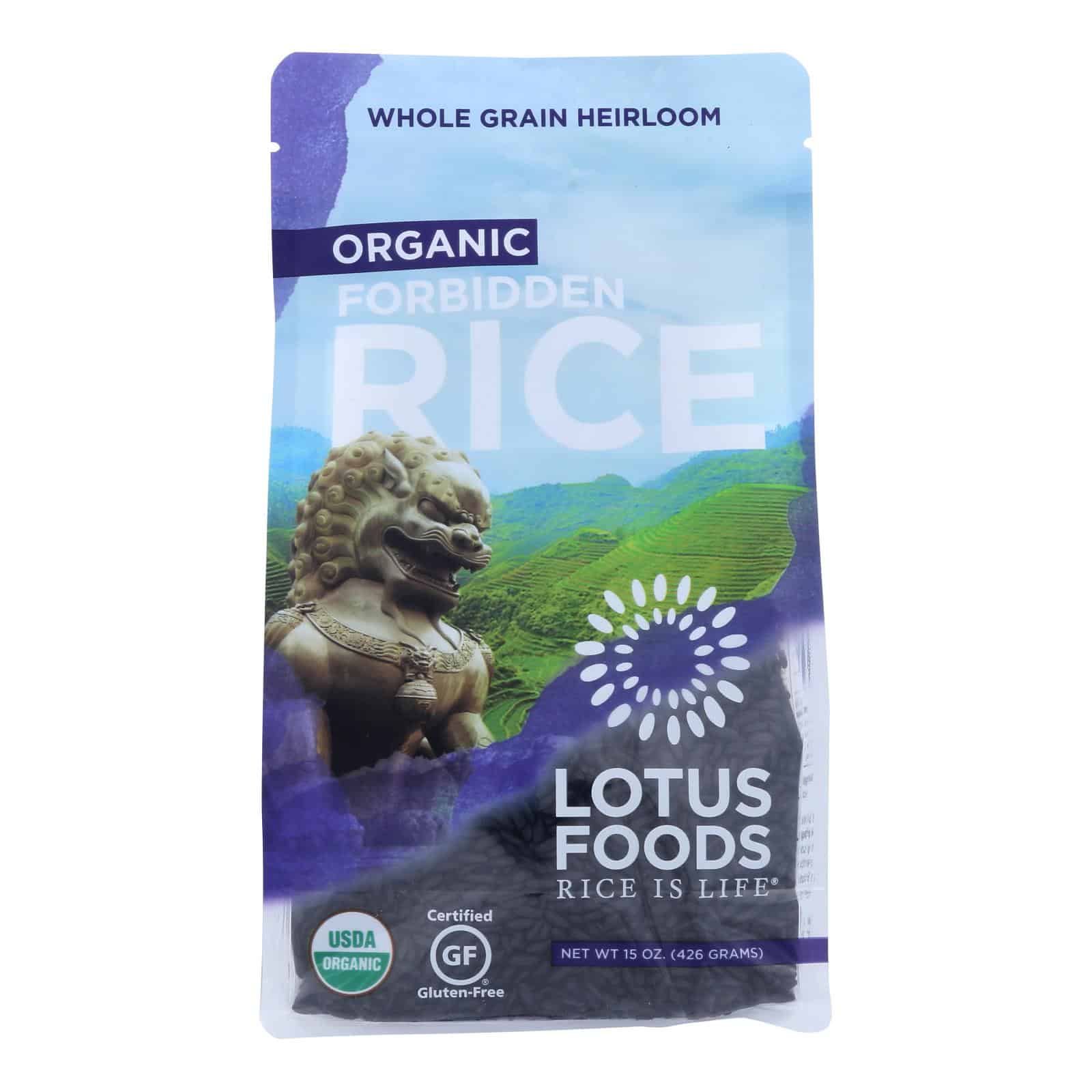 Lotus Foods Heirloom Forbidden Rice - Case of 6 - 15 oz. - Image 2