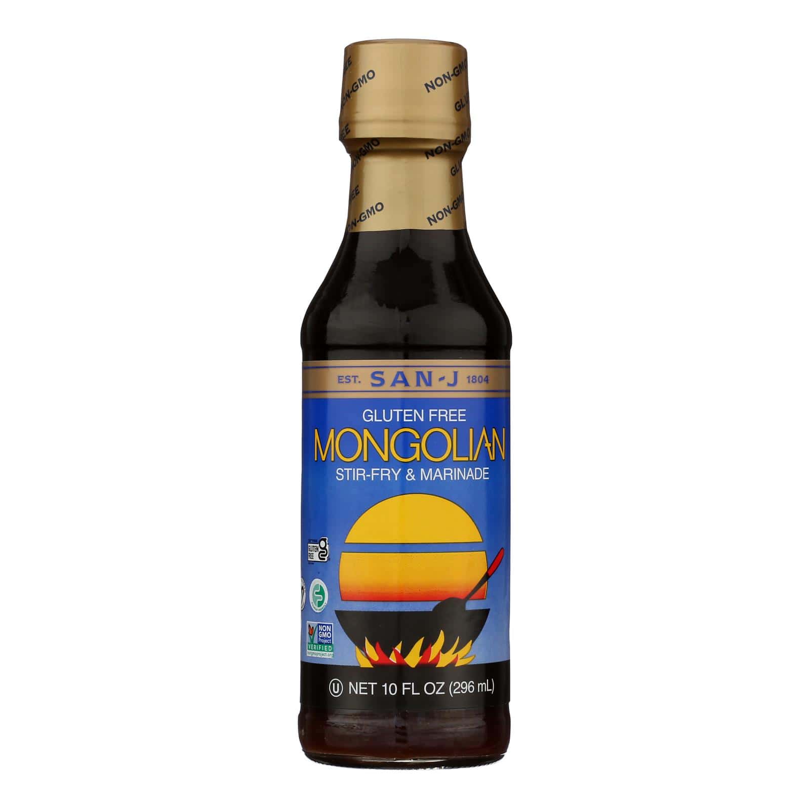 San - J Cooking Sauce - Mongolian - Case of 6 - 10 Fl oz. - Image 3