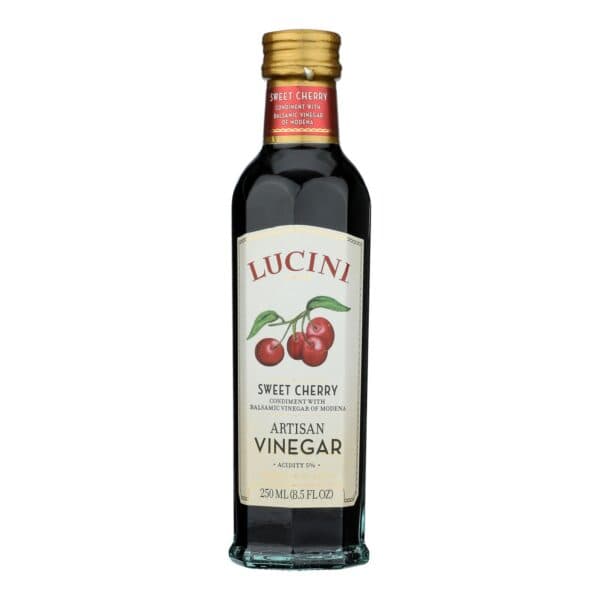 Lucini Italia Dark Cherry Balsamic Artisan Vinegar - Case of 6 - 8.5 Fl oz. - Image 3