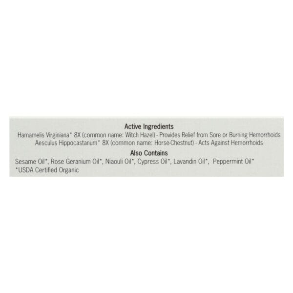 Forces of Nature - Organic Hemorrhoid Control - Extra Strength - 11 ml - Image 2