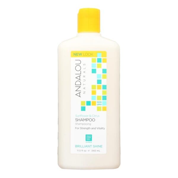 Andalou Naturals Brilliant Shine Shampoo Sunflower and Citrus - 11.5 fl oz - Image 2