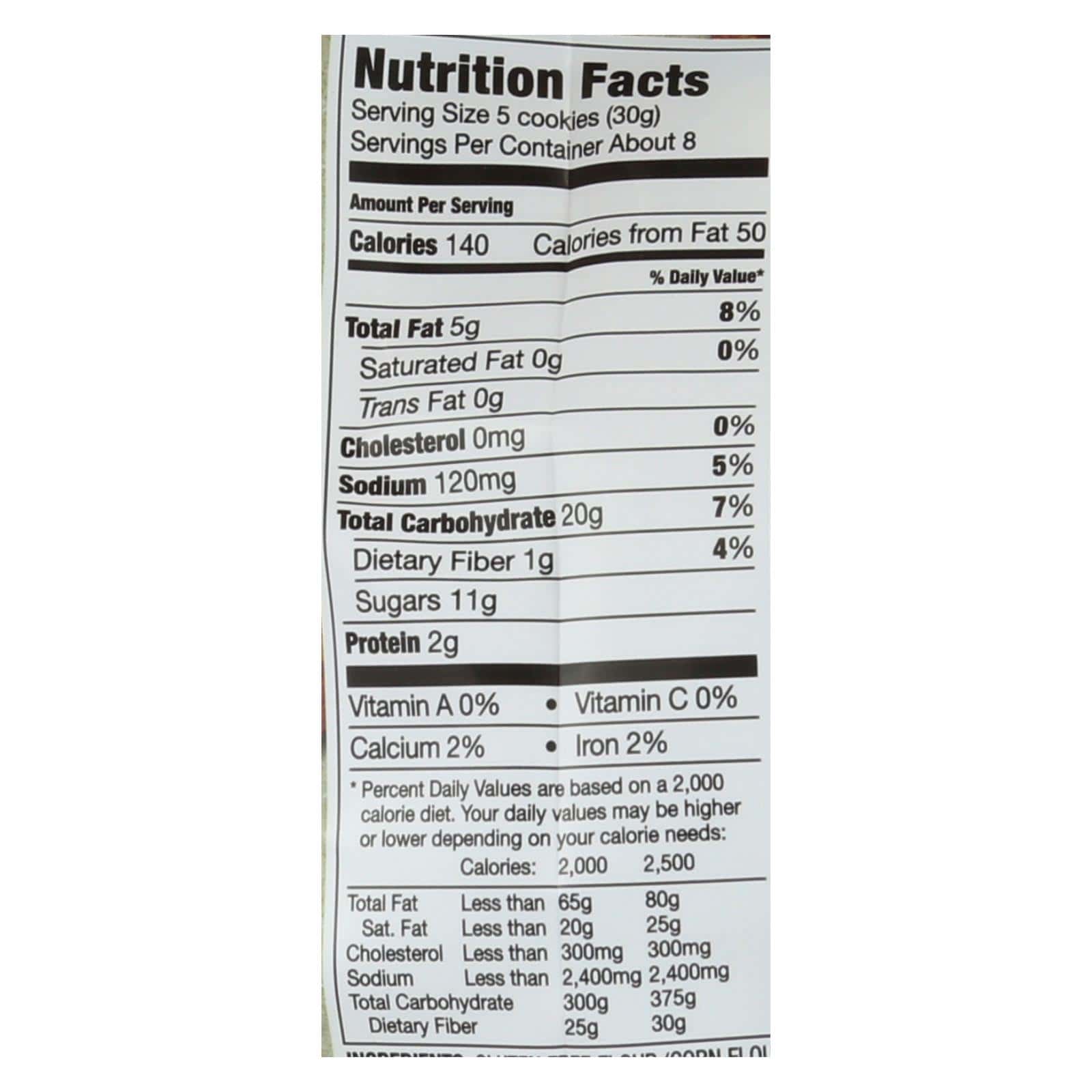 Midel Cookies - Ginger Snaps - Case of 8 - 8 oz - Image 2