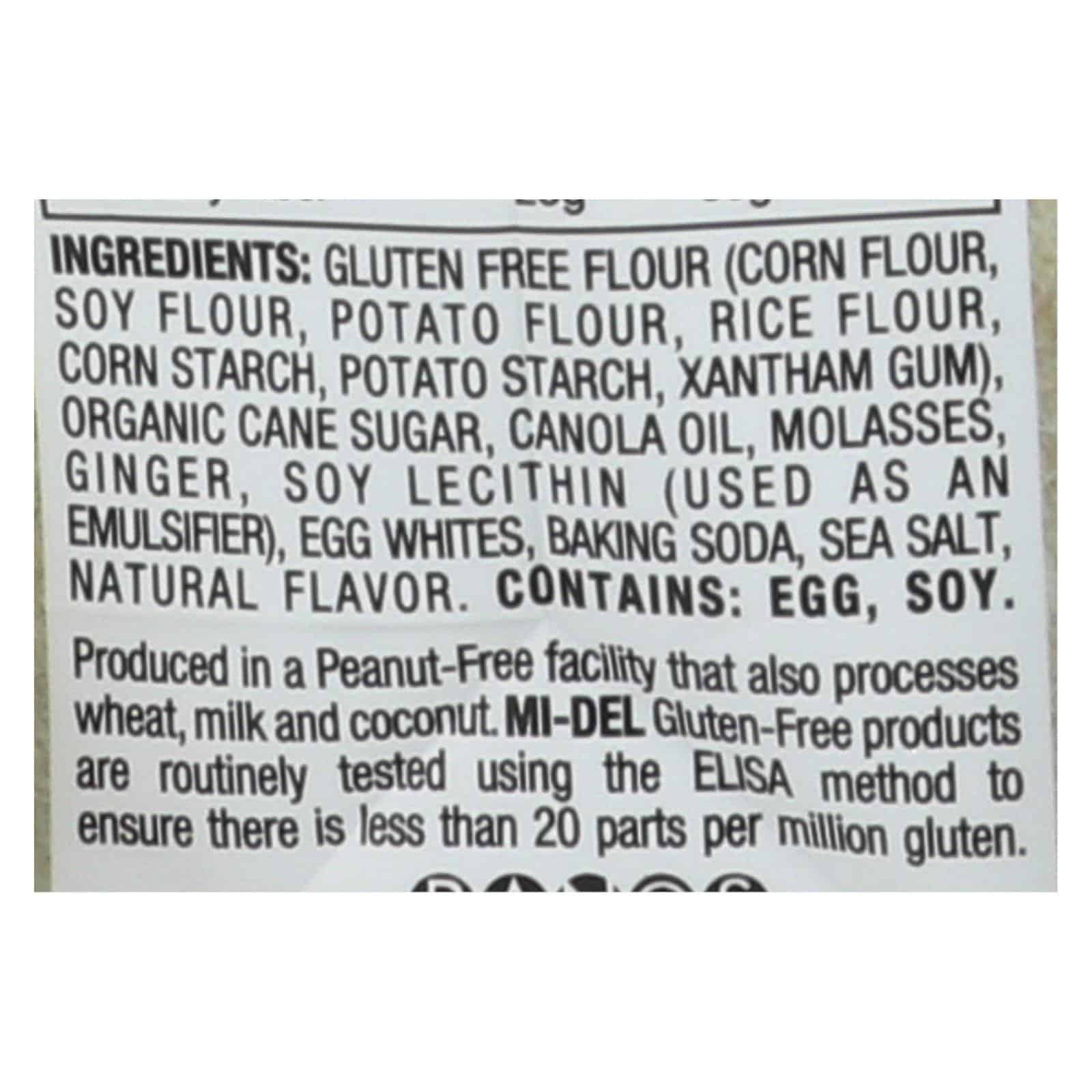 Midel Cookies - Ginger Snaps - Case of 8 - 8 oz - Image 3