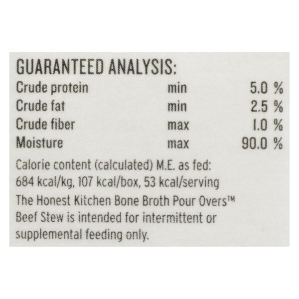 The Honest Kitchen - Dog Fd Por Ovr Bf Stew - Case of 12 - 5.5 OZ - Image 2