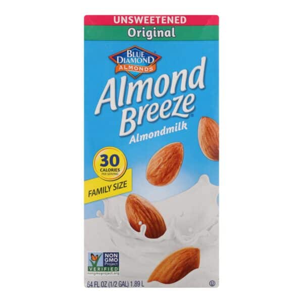 Almond Breeze - Almond Milk - Unsweetened Original - Case of 8 - 64 fl oz. - Image 3