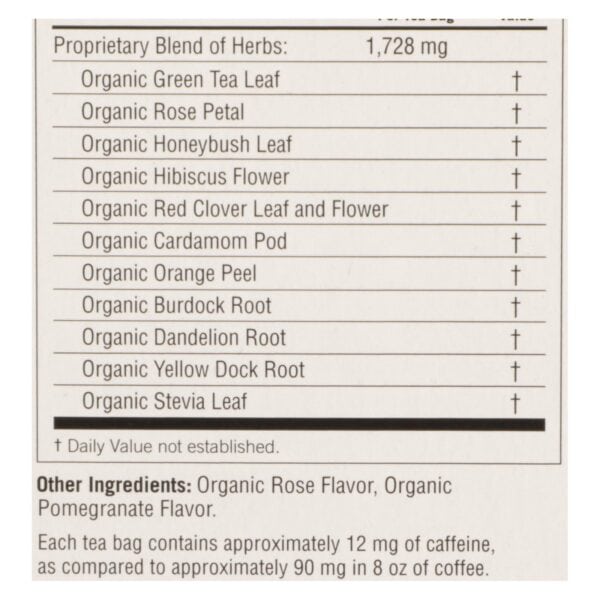 Yogi Tea - Organic - Soothing Rose Hibiscus Skin Detox - Case of 6 - 16 BAG - Image 3
