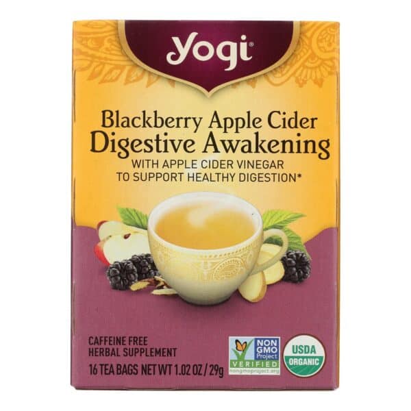 Yogi - Tea Blkbry Apple Digest - Case of 6 - 16 BAG - Image 2