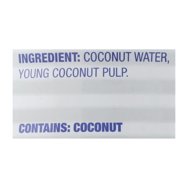 C2O - Pure Coconut Water Pure Pulp Coconut Water - Case of 12 - 17.5 fl oz - Image 2