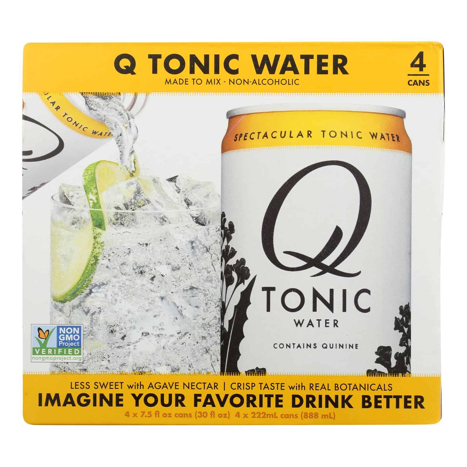 Q Drinks - Tonic Water - Case of 6/4 Packs/7.5oz Cans - Image 3