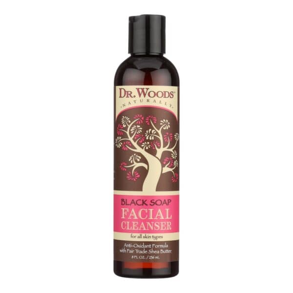 Dr. Woods Facial Cleanser Black Soap and Shea Butter - 8 fl oz - Image 2