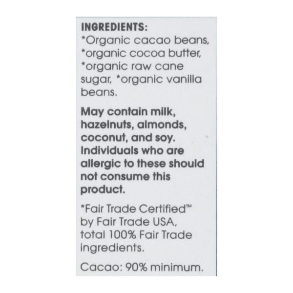 Alter Eco Americas Organic Chocolate Bar - Dark Super Blackout - Case of 12 - 2.65 oz - Image 3