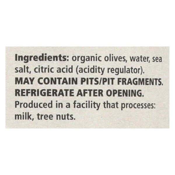 Divina - Organic Pitted Green Olives - Case of 6 - 6 oz. - Image 3