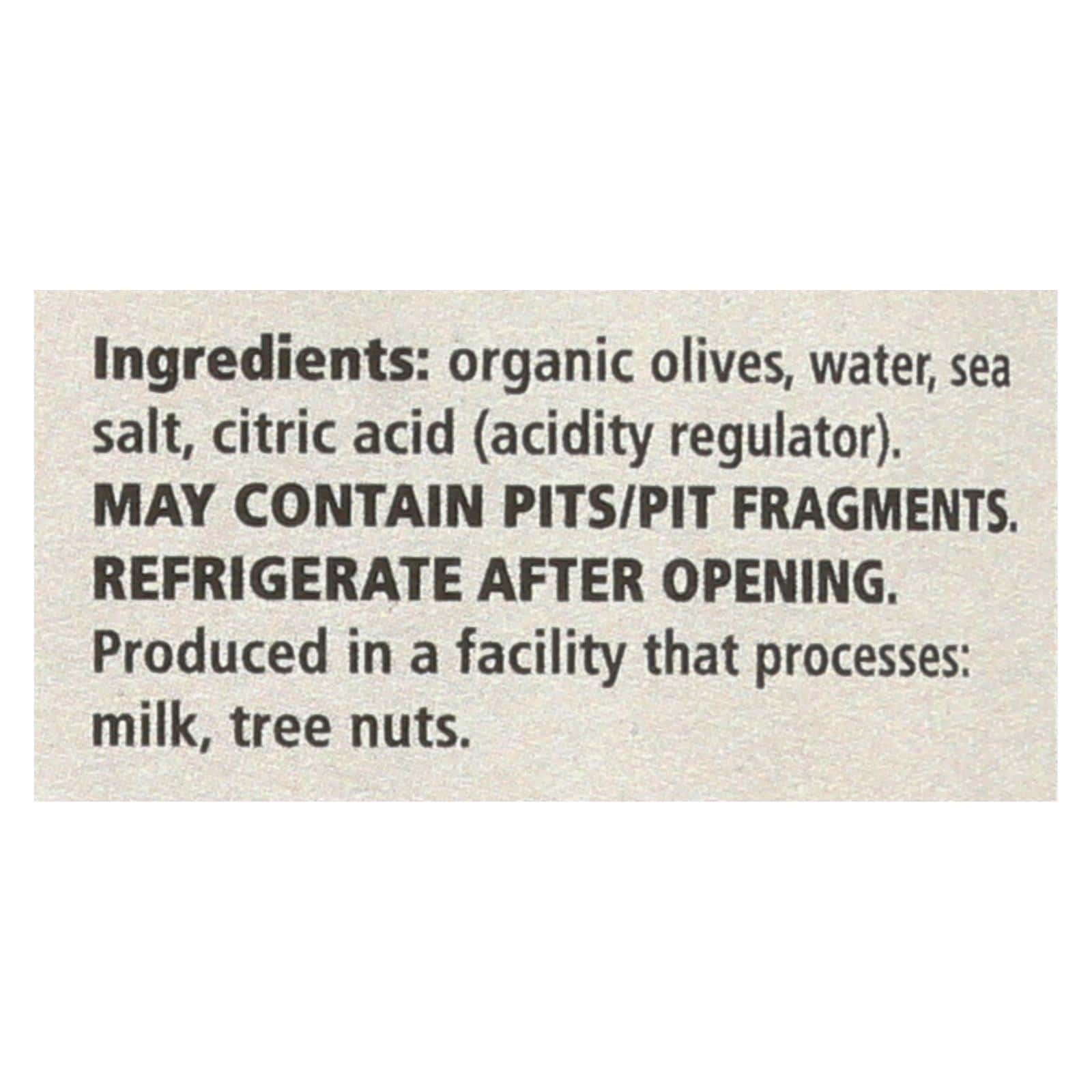 Divina - Organic Pitted Green Olives - Case of 6 - 6 oz. - Image 3
