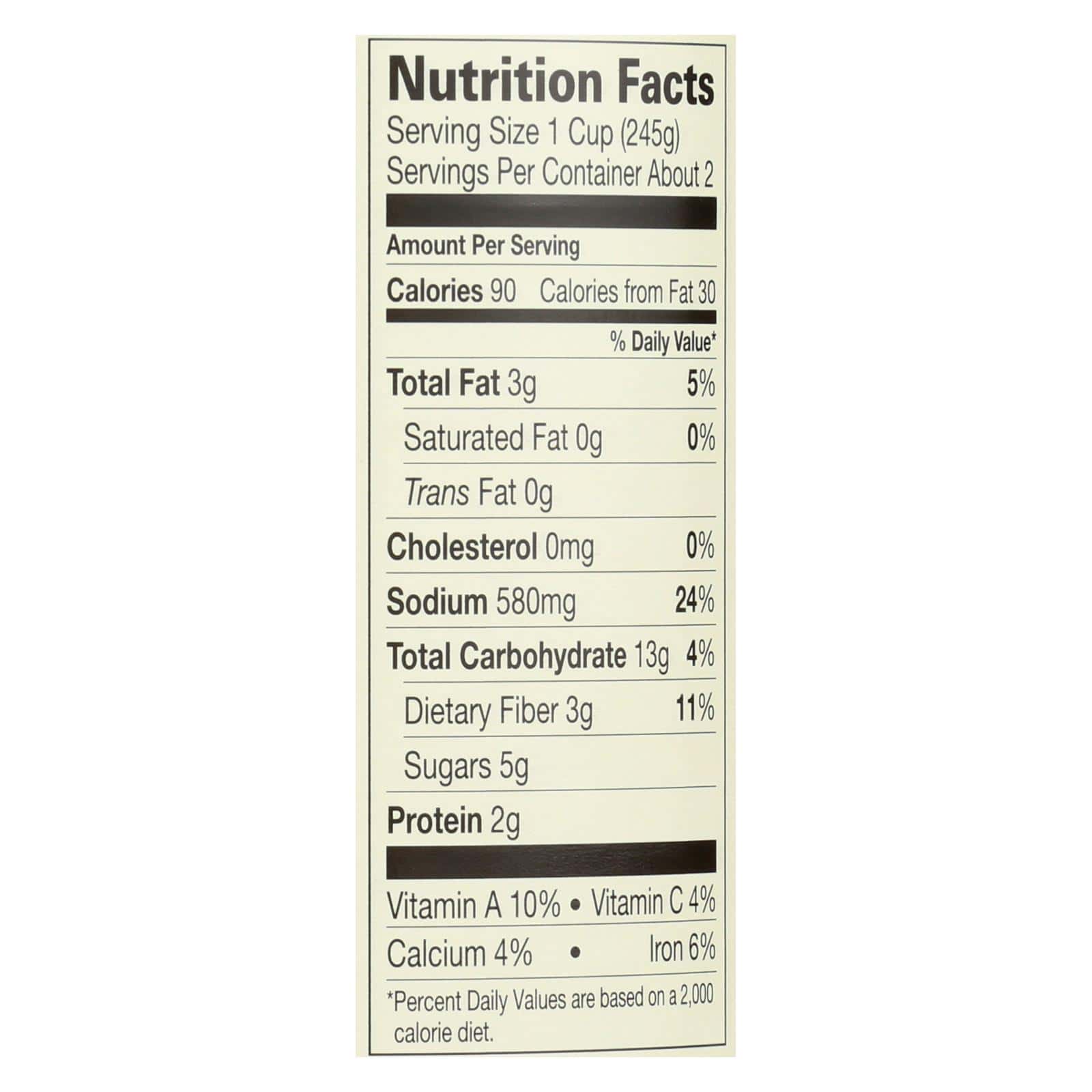 Amy's - Organic Low Fat Vegetable Barley Soup - Case of 12 - 14.1 oz - Image 2