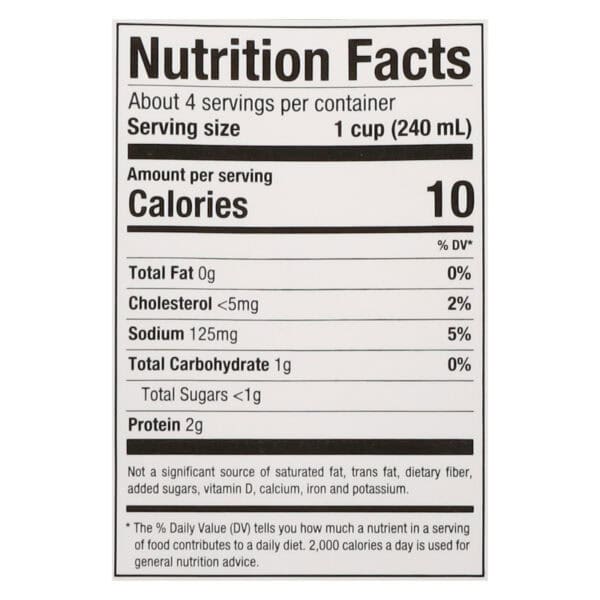 Pacific Natural Foods Beef Broth - Low Sodium - Case of 12 - 32 Fl oz. - Image 2