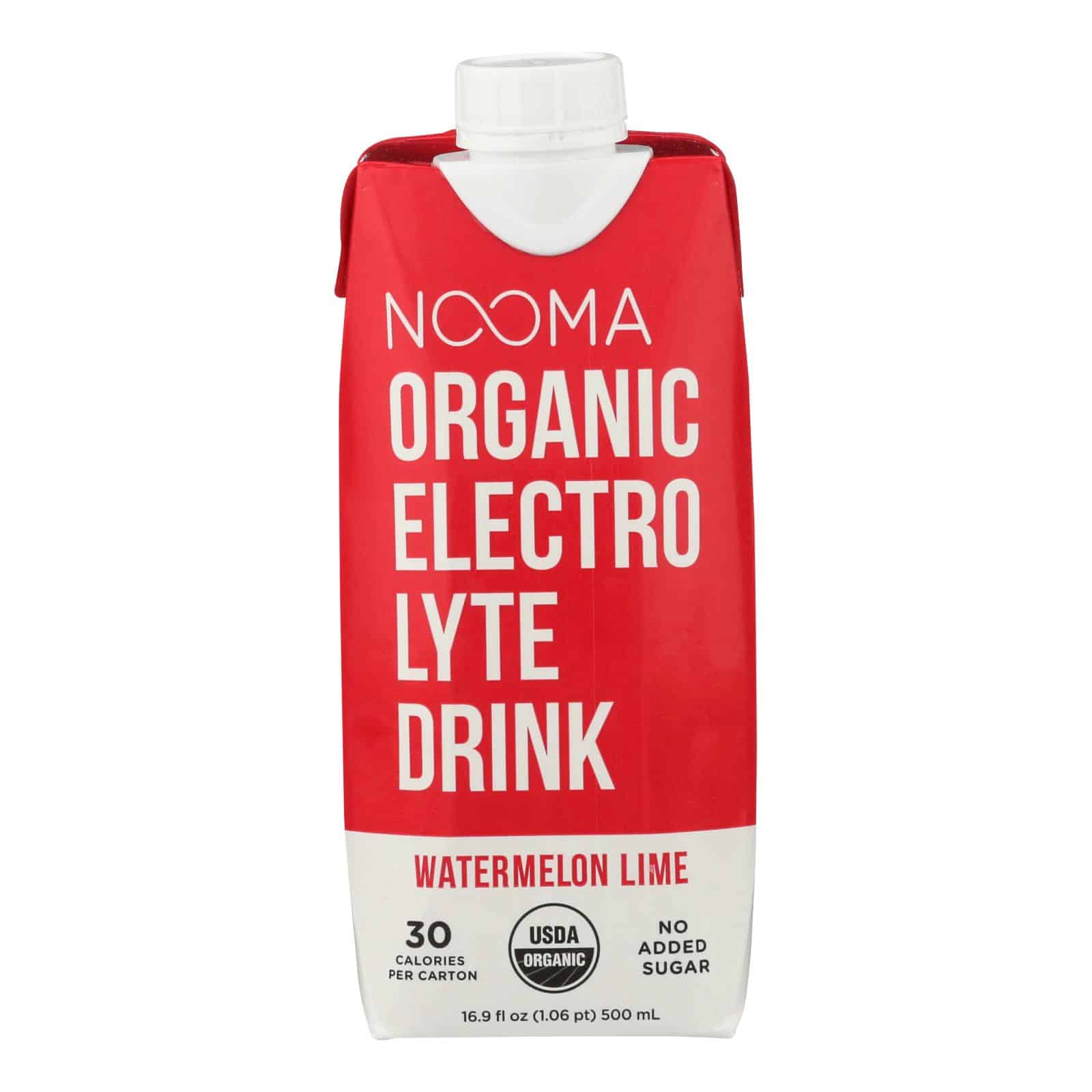 Nooma Electrolite Drink - Organic - Watermelon Lime - Case of 12 - 16.9 fl oz - Image 3