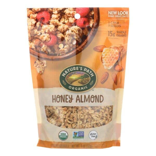 Nature's Path Organic Honey Almond Granola - Case of 8 - 11 oz. - Image 3