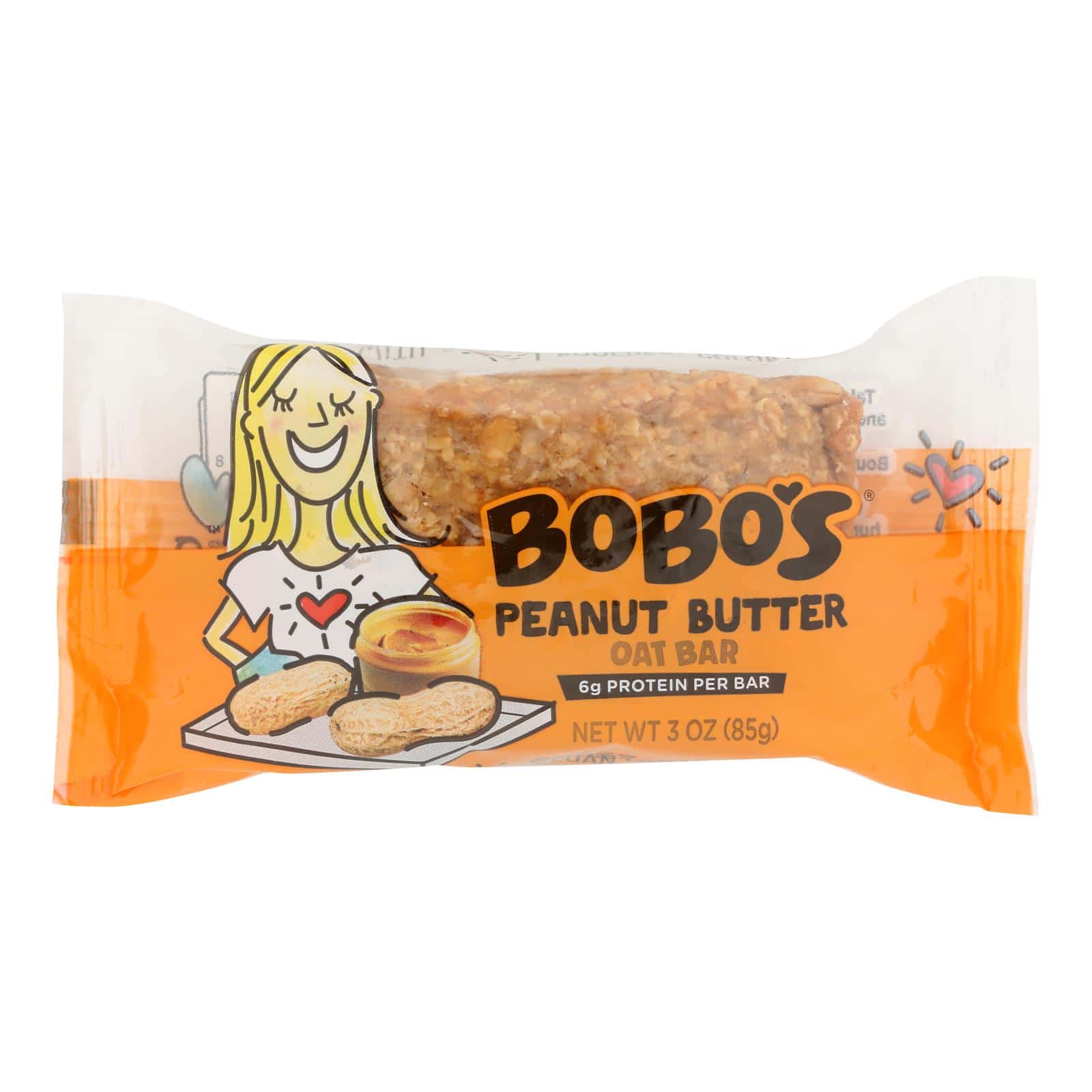 Bobo's Oat Bars - All Natural - Peanut Butter - 3 oz Bars - Case of 12 - Image 2