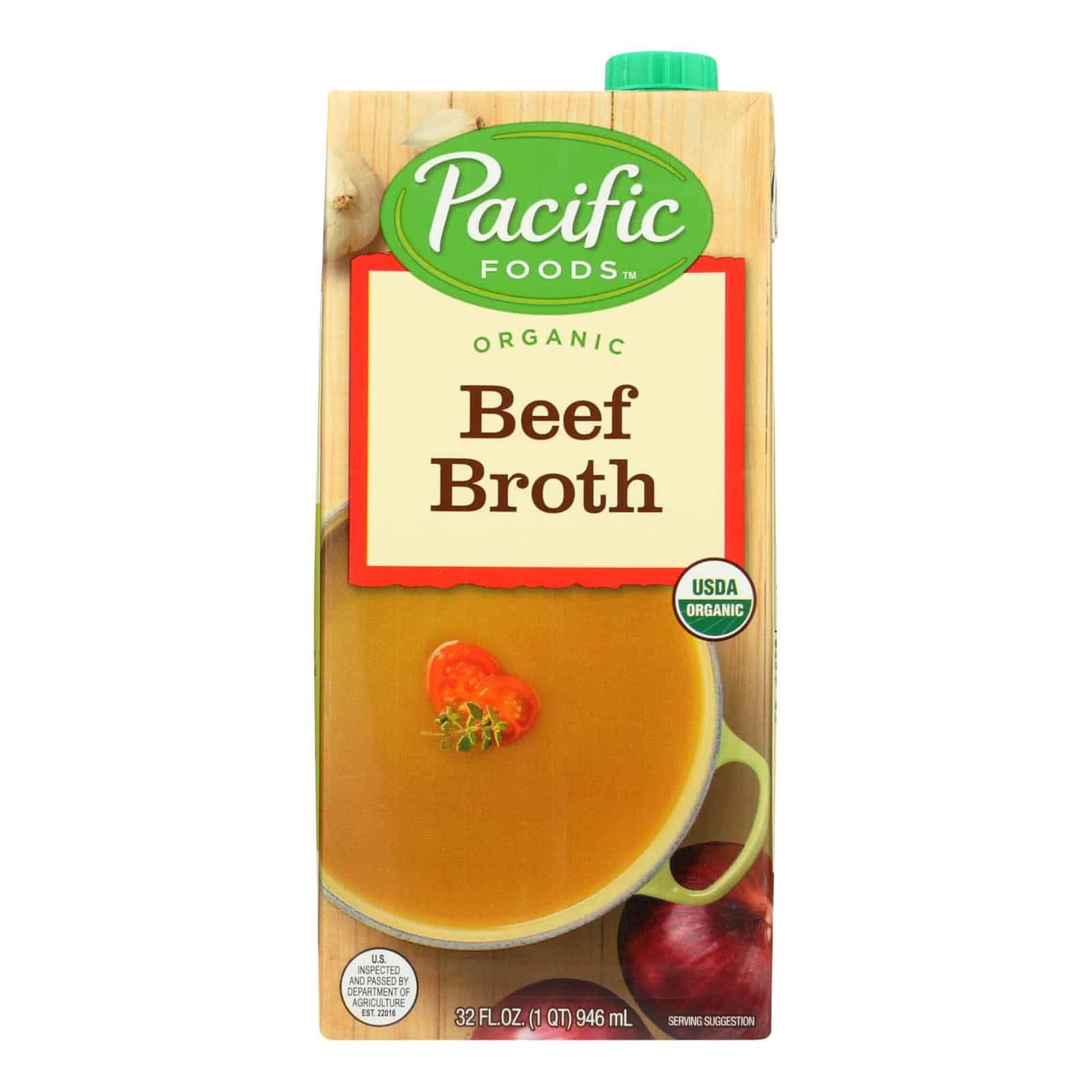 Pacific Natural Foods Beef Broth - Case of 12 - 32 Fl oz. - Image 2