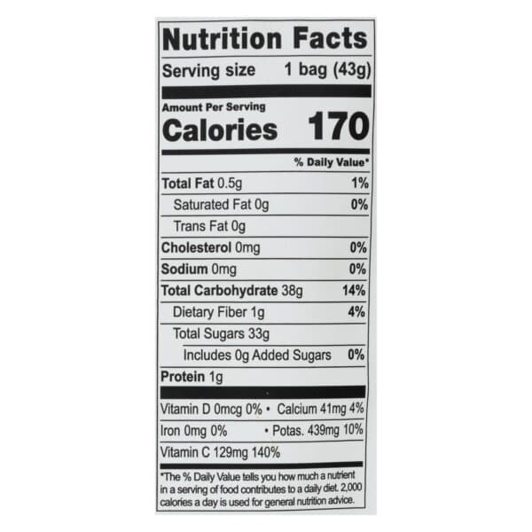 Natierra Freeze Dried - Pineapples - Case of 12 - 1.5 oz. - Image 2
